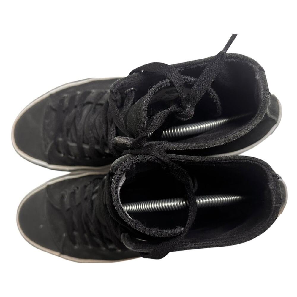 Harley Davidson Men’s Baxter Hi Top Leather Sneakers Mens Sz 10 Black Moto Biker - Picture 10 of 14